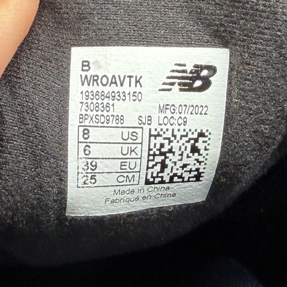 New Balance Fresh Foam ROAV Running Shoes Women's 8 Black Athletic Run Training - Picture 13 of 13